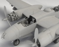 Сборная модель ICM Американский бомбардировщик A-26B Invader На Тихоокеанском ТВД,  IIМВ 1:48 (ICM48285)