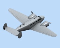 Збірна модель ICM Американський пасажирський літак C18S 1:48 (ICM48185)