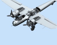 Сборная модель ICM Немецкий бомбардировщик Do 17Z-2, IIМВ 1:72 (ICM72304)