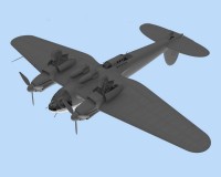 Сборная модель ICM Немецкий бомбардировщик He 111H-6, IIМВ 1:48 (ICM48262)