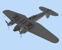 Сборная модель ICM Немецкий бомбардировщик He 111H-6 Северная Африка, IIМВ 1:48 (ICM48265)