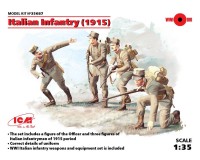 Сборные фигурки ICM Итальянская пехота, 1915 г. 1:35 (ICM35687)