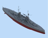 Сборная модель ICM Немецкий линейный корабль Konig, ІМВ 1:700 (ICMS014)