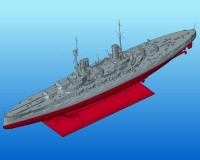 Сборная модель ICM Немецкий линейный корабль Kronprinz, ІМВ 1:700 (ICMS016)