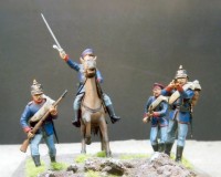 Збірні фігурки ICM Прусська піхота, франко-прусська війна 1870-1871 рр. 1:35 (ICM35012)