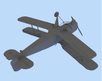 Збірна модель ICM Німецький навчальний літак Bucker Bu 131D з німецькими кадетами, 1939-1945 р. 1:32 (ICM32034)