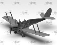 Сборная модель ICM Британский учебный самолет DH.82A Tiger Moth с кадетами RAF 1:32 (ICM32037)