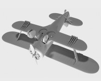 Збірна модель ICM Радянський винищувач I-153 з радянськими пілотами, 1939-1942 р. 1:32 (ICM32013)
