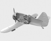 Збірна модель ICM Радянський винищувач I-153 з радянськими пілотами, 1939-1942 р. 1:32 (ICM32013)