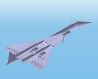 Збірна модель ICM Радянський надзвуковий пасажирський літак Ту-144 1:144 (ICM14401)