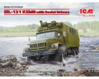 Сборная модель ICM Советский грузовик ЗиЛ-131 КШМ с советскими водителями 1:35 (ICM35524)