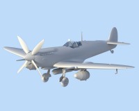 Сборная модель ICM Британский истребитель Spitfire Mk.IXC Beer Delivery, IIМВ 1:48 (ICM48060)