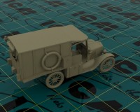 Збірна модель ICM Санітарний автомобіль Model T 1917 з медичним персоналом США, IСВ 1:35 (ICM35662)