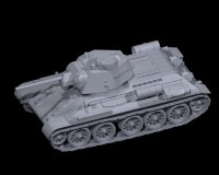Збірна модель ICM Радянський середній танк Т-34-76 з радянським танковим десантом, IIСВ 1:35 (ICM35368)