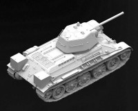 Сборная модель ICM Советский средний танк Т-34/76 производство начала 1943 г., IIМВ 1:35 (ICM35365)