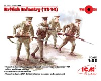 Сборные фигурки ICM Британская пехота, IМВ 1:35 (ICM35684)