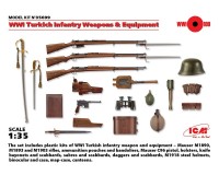 Збірна модель ICM Зброя та спорядження піхоти Турції, IСВ 1:35 (ICM35699)