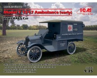 Збірна модель ICM Автомобіль американської санітарної служби Model T 1917 рання, IСВ 1:35 (ICM35665)