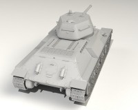 Збірна модель ICM Німецький середній танк Pz.Kpfw. T-34-747(r), IIСВ 1:35 (ICM35370)