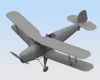 Сборная модель ICM Немецкий учебный самолет Bucker Bu 131B, IIМВ 1:32 (ICM32031)