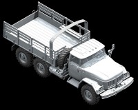 Збірна модель ICM Радянська вантажівка ZiL-131 з мотопіхотою 1:35 (ICM35516)