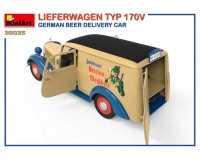 Сборная модель MiniArt Немецкий грузовик для доставки пива Lieferwagen Typ 170V 1:35 (MA38035)