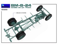 Збірна модель MiniArt БМ-8-24 на базі 1,5-тонної вантажівки 1:35 (MA35259)