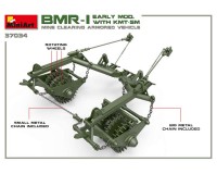 Сборная модель MiniArt БМР-1 ранних выпусков с KMT-5M 1:35 (MA37034)