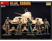 Сборная модель MiniArt Танк M3 Lee в Сахаре с экипажем M3 Lee Mid Prod. Sahara w/Crew 1:35 (MA35274)
