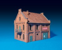 Сборная модель MiniArt здания с гаражом 1:72 (MA72031)