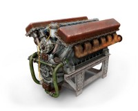 Збірна модель MiniArt Двигун V-2-34 з трансмісією 1:35 (MA35205)