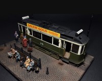 Сборная модель MiniArt Европейский трамвай с экипажем и пассажирами 1:35 (MA38009)