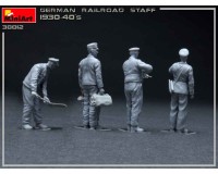 Збірні фігурки MiniArt Німецький залізничний персонал 1930-1940 років 1:35 (MA38012)