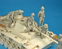 Сборные фигурки MiniArt Немецкий танковый экипаж Корпус Африки, специальное издание 1:35 (MA35278)
