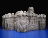 Сборная модель MiniArt средневекового замка XII-V вв. 1:72 (MA72005)