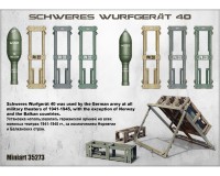 Сборная модель MiniArt Немецкая ракетная установка S.W.s. 40 1:35 (MA35273)