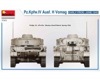 Сборная модель MiniArt Немецкий средний танк Pz.Kpfw.IV Ausf. H Vomag. Early Prod. (June 1943) 1:35 (MA35302)