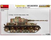 Сборная модель MiniArt Немецкий танк Pz.Kpfw.IV Ausf. J Nibelungenwerk. Mid Prod. (Sep-Nov 1944) Interior Kit 1:35 (MA35339)