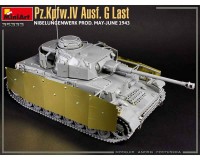 Збірна модель MiniArt Танк Pz.IV Ausf.G (пізній)/Ausf.H (ранній) з інтер'єром 1:35 (MA35333)