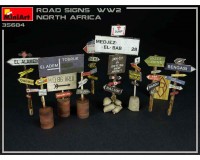 Сборная модель MiniArt Дорожные знаки II Мировой войны в Северной Африке 1:35 (MA35604)