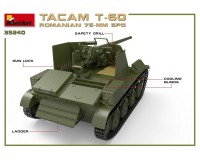 Збірна модель MiniArt Румунська 76-мм САУ Tacam T-60 з інтер'єром 1:35 (MA35240)