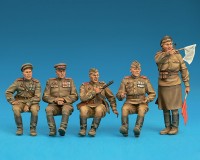 Збірні фігурки MiniArt Радянський екіпаж джипа, спеціальне видання 1:35 (MA35313)