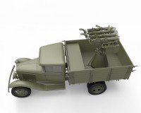 Сборная модель MiniArt Советский 1,5-тонный автомобиль со счетверенным пулеметом Максим М4 1:35 (MA35186)