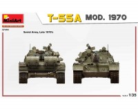 Збірна модель MiniArt Радянський танк Т-55А 1970 року з інтер'єром 1:35 (MA37094)