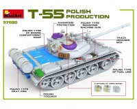 Сборная модель MiniArt Танк Т-55А польского производства 1:35 (MA37090)