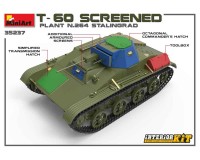Сборная модель MiniArt T-60 Экранированный танк (Сталинградский Тракторный Завод №264) С Интерьером 1:35 (MA35237)