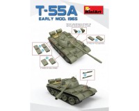 Сборная модель MiniArt Танк T-55A Early с интерьером 1:35 (MA37016)