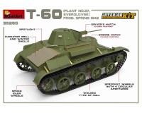 Сборная модель MiniArt Танк Т-60 с интерьером, Свердловский завод №37, весна 1942 1:35 (MA35260)