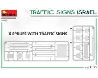 Сборная модель MiniArt Современные израильские дорожные знаки 1:35 (MA35653)