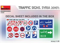 Збірна модель MiniArt Сирійські дорожні знаки 2010-х рр 1:35 (MA35648)